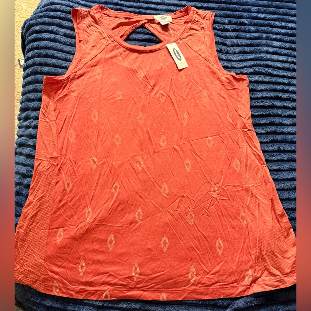 Old Navy Women's Bright Coral Tank Top